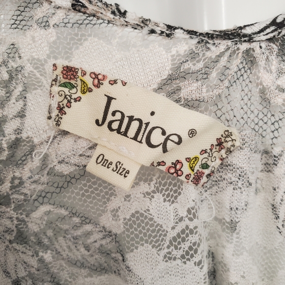 Janice Tropical Floral Cover Up with Fringe - Picture 7 of 10